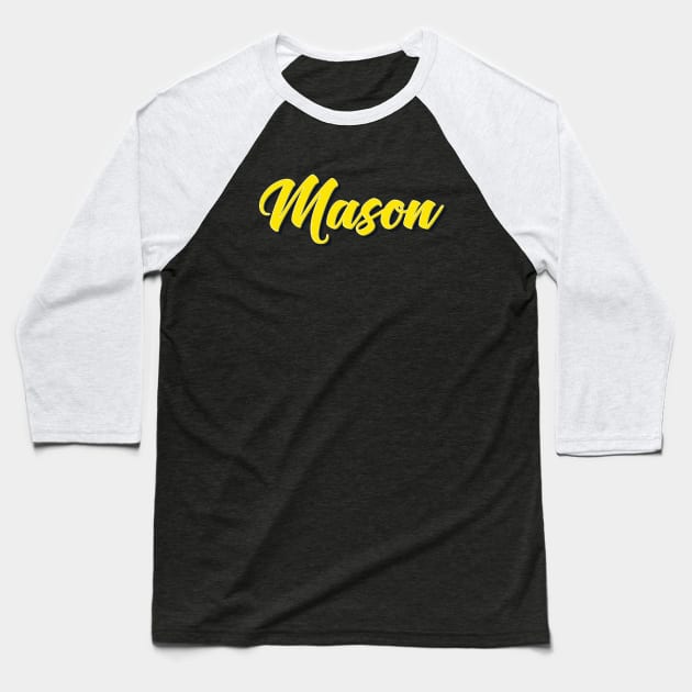 Mason Baseball T-Shirt by ProjectX23